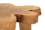Rusztikus teak fa lerakóasztal Café – barna Modern lerakóasztal Mauro Ferretti