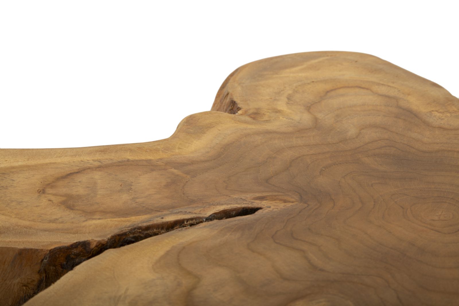 Rusztikus teak fa lerakóasztal Café – barna Modern lerakóasztal Mauro Ferretti