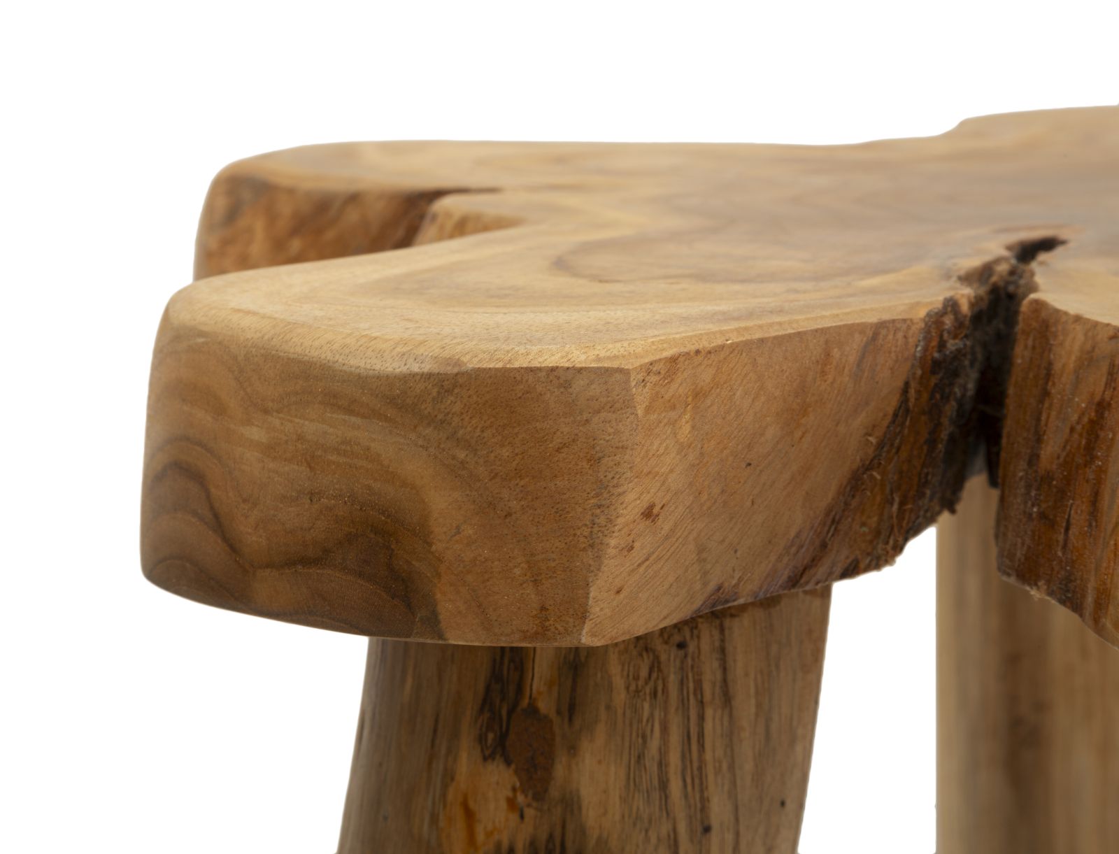 Rusztikus teak fa lerakóasztal Café – barna Modern lerakóasztal Mauro Ferretti