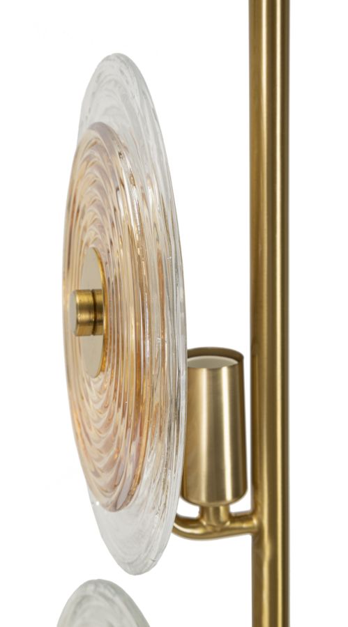 Modern design asztali lámpa arany talppal 25x63 cm Mauro Ferretti