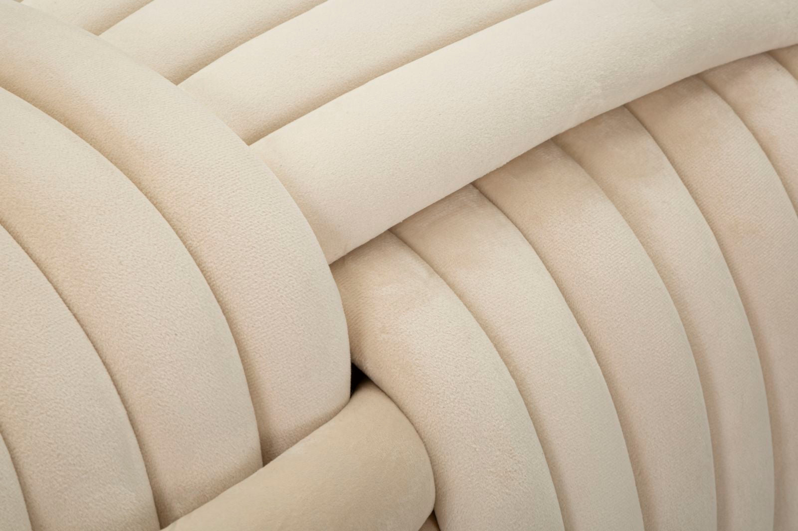 Velvet Knot csomózott ülőpad bársony borítással Ülőpad Mauro Ferretti