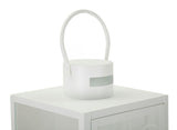 Modern fehér színű lámpás készlet – 3 db 22X22X66-18X18X49,5-14X14X39 cm Dekorációs figura Mauro Ferretti