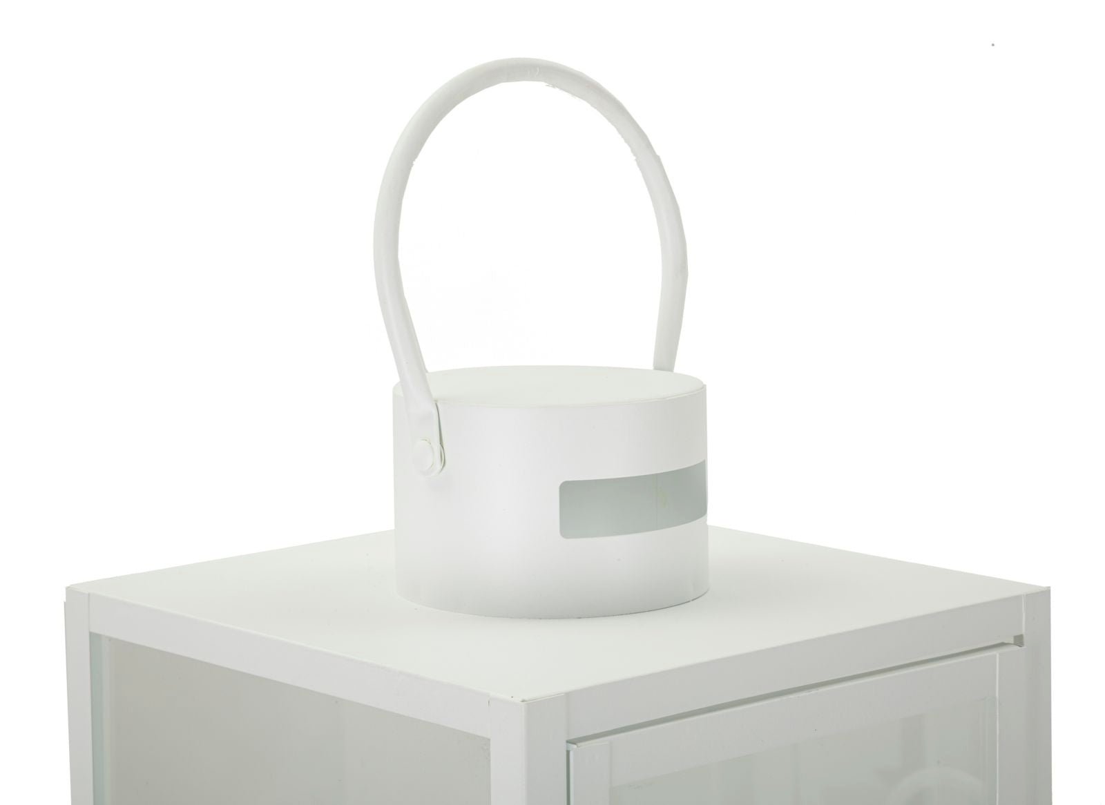 Modern fehér színű lámpás készlet – 3 db 22X22X66-18X18X49,5-14X14X39 cm Dekorációs figura Mauro Ferretti
