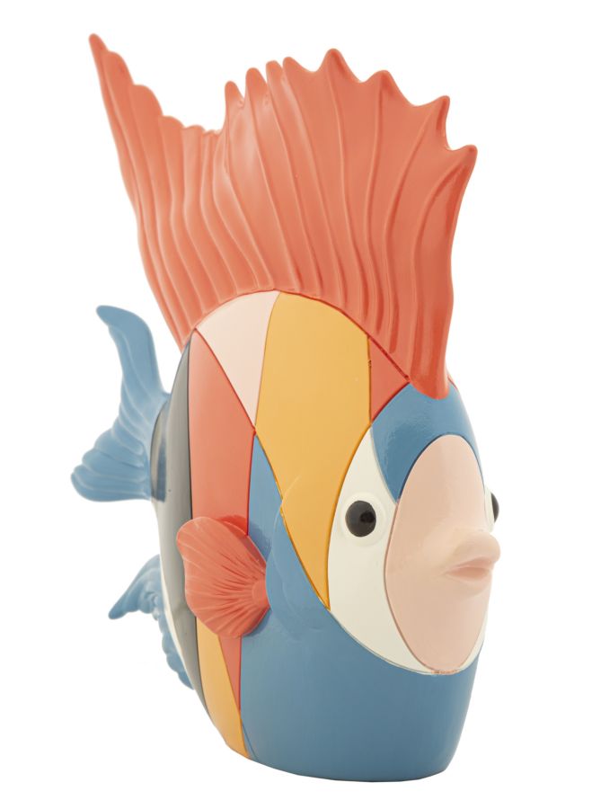 Ocean Joy színes hal dekoráció 28X8X25 cm Dekorációs figura Mauro Ferretti