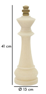 Dekoratív sakkfigura dekoráció – király Ø 13X41 cm Dekorációs figura Mauro Ferretti