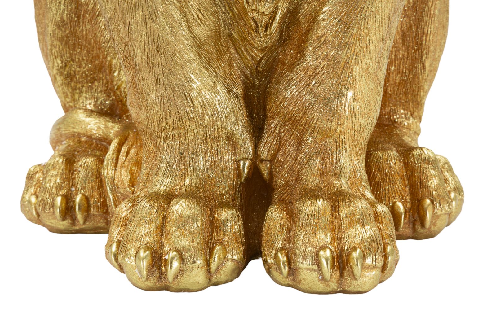 Golden King arany oroszlán dekorációs figura 30X42X74 cm Dekorációs figura Mauro Ferretti