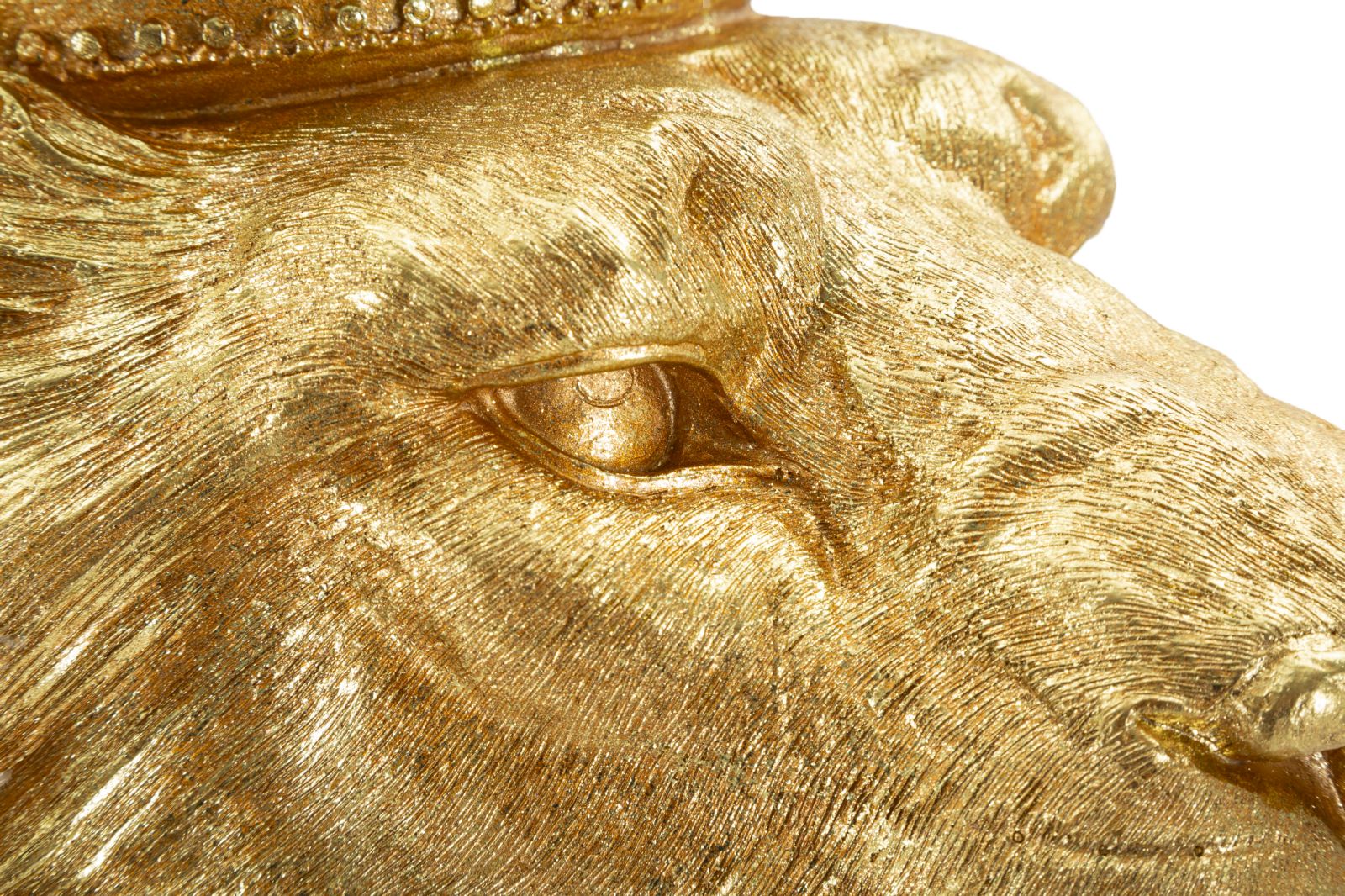 Golden King arany oroszlán dekorációs figura 30X42X74 cm Dekorációs figura Mauro Ferretti