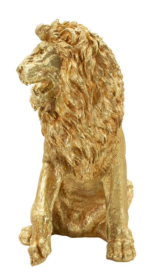 Lion of Glory arany oroszlán dekorációs figura 45X29X55 cm Dekorációs figura Mauro Ferretti