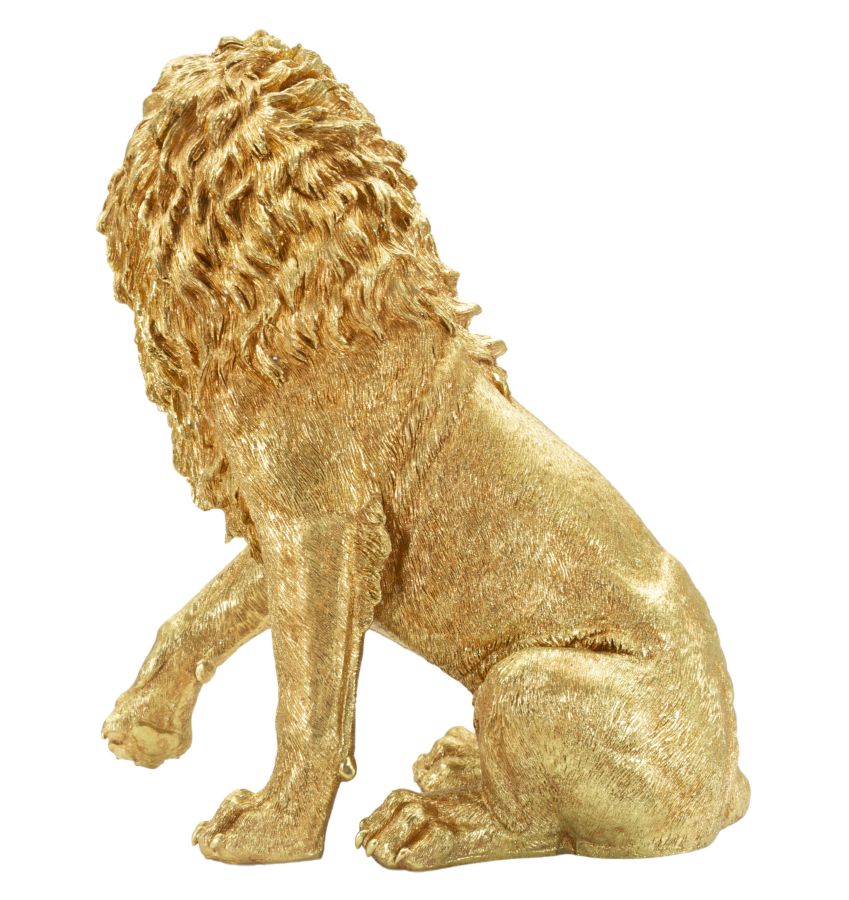 Lion of Glory arany oroszlán dekorációs figura 45X29X55 cm Dekorációs figura Mauro Ferretti