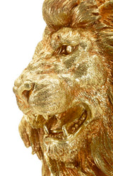 Lion of Glory arany oroszlán dekorációs figura 45X29X55 cm Dekorációs figura Mauro Ferretti