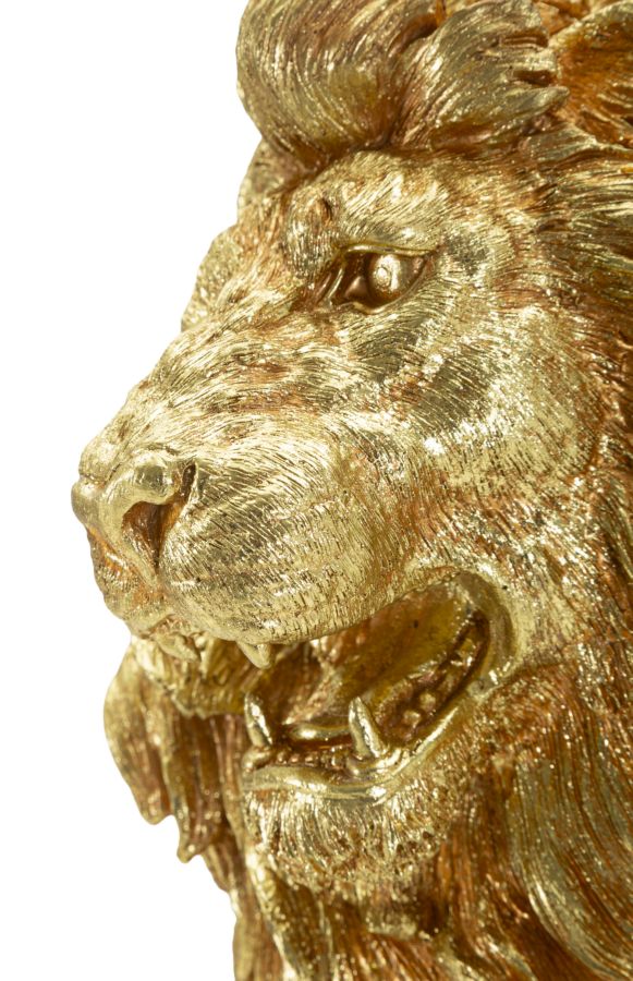 Lion of Glory arany oroszlán dekorációs figura 45X29X55 cm Dekorációs figura Mauro Ferretti