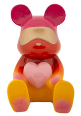 szivárvány maci szívvel dekor figura 21,5X20,5X32 cm Dekorációs figura Mauro Ferretti