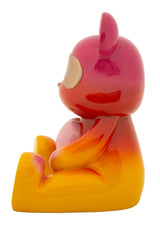 szivárvány maci szívvel dekor figura 21,5X20,5X32 cm Dekorációs figura Mauro Ferretti