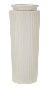 Bianca magas modern pdalóváza 80 cm krém Váza Mauro Ferretti