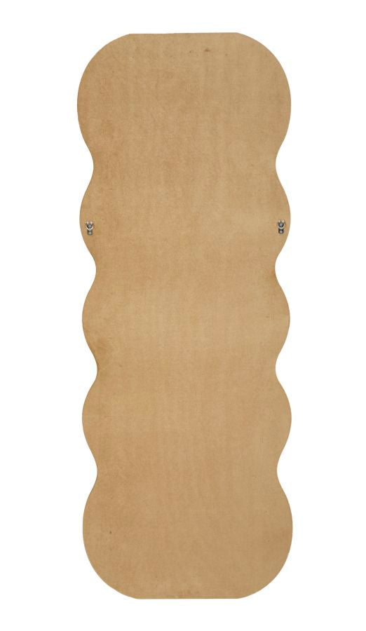 Modern fali tükör EMILY bársony arany 60X6X160 ( belső tükör mérete 42X144) cm Fali tükör Mauro Ferretti