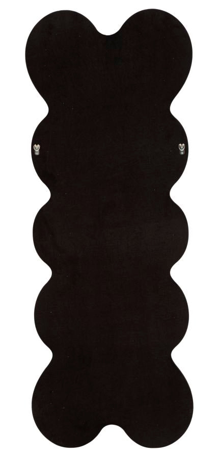 MONICA BLACK Modern fali tükör 58 4 160 ( belső tükör mérete 39 124) cm Fali tükör Mauro Ferretti