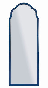 TANGIER kék Modern fali tükör 55X2X150 ( belső tükör mérete 49X144) cm Fali tükör Mauro Ferretti