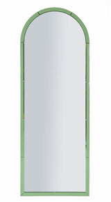 BAKU zöld Modern fali tükör 55X2X150 ( belső tükör mérete 49X144) cm Fali tükör Mauro Ferretti