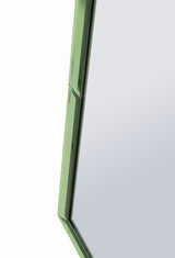 BAKU zöld Modern fali tükör 55X2X150 ( belső tükör mérete 49X144) cm Fali tükör Mauro Ferretti