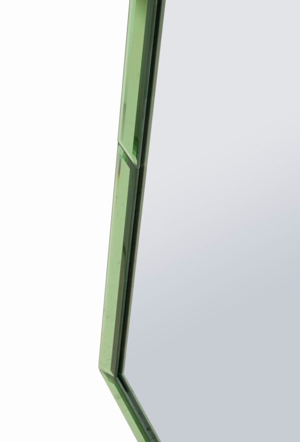 BAKU zöld Modern fali tükör 55X2X150 ( belső tükör mérete 49X144) cm Fali tükör Mauro Ferretti