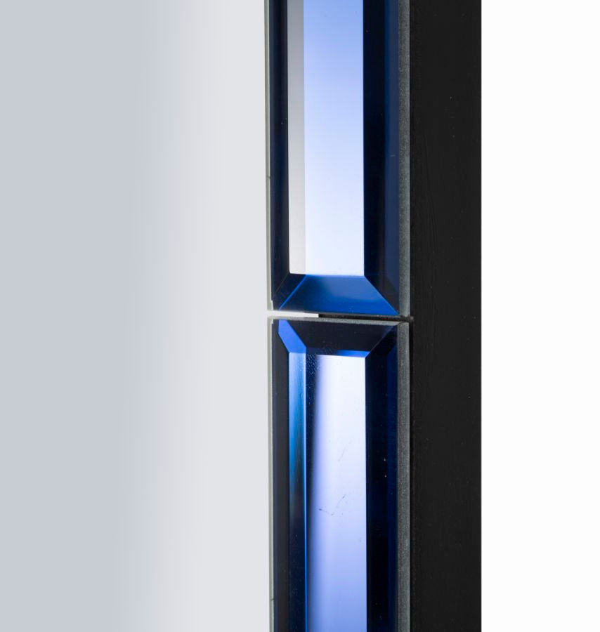 BERLIN kék Modern fali tükör 55X2X150 ( belső tükör mérete 49X143,5) cm Fali tükör Mauro Ferretti