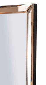 Modern fali tükör BERLIN Rózsaszín 55X2X150 ( belső tükör mérete 49X143,5) cm Fali tükör Mauro Ferretti