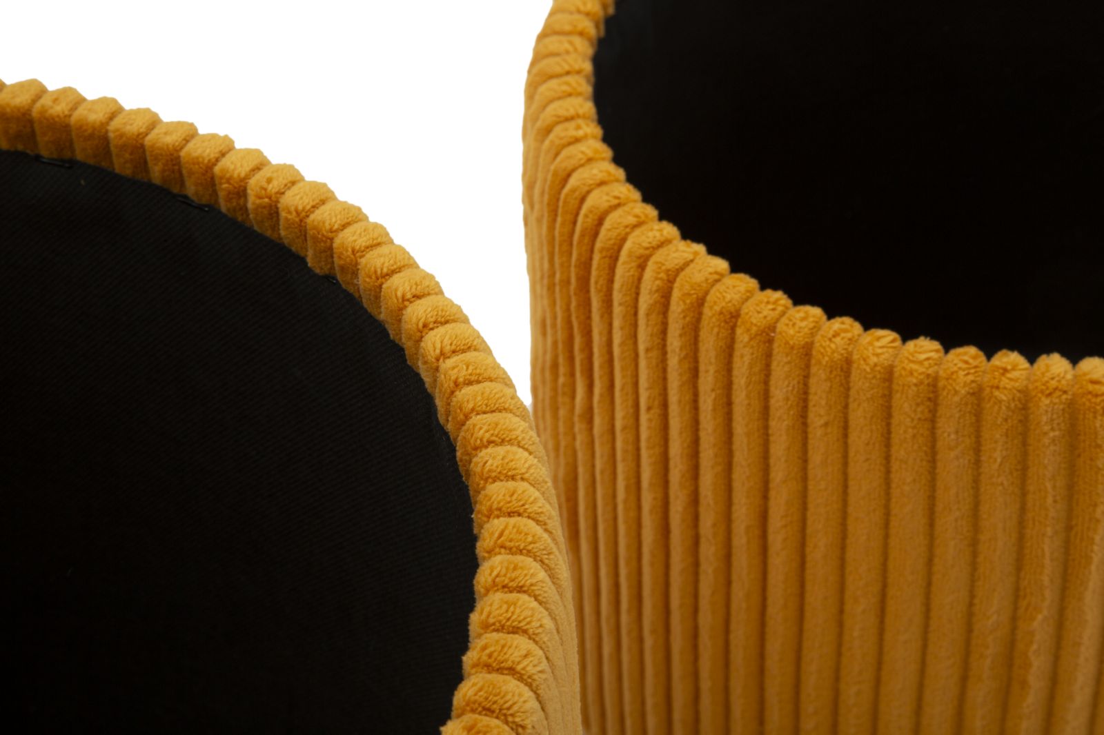 tárolós puff készlet – 2 db – Mustársárga
