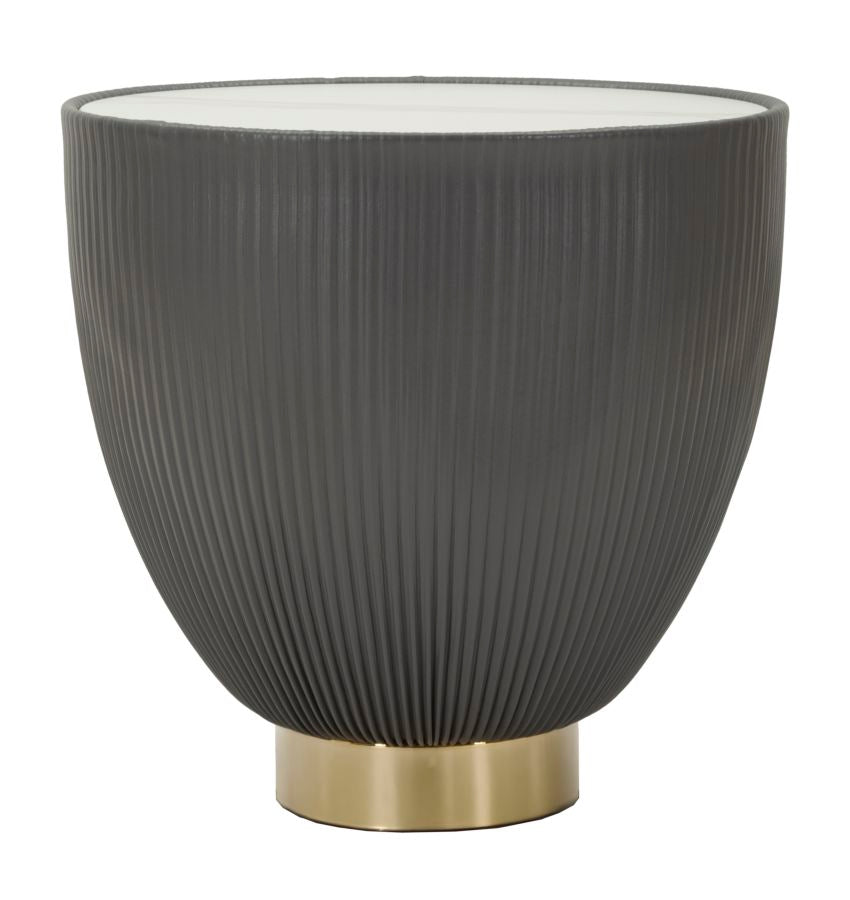 Modern dohányzóasztal Savoy – szürke, arany és fehér Dohányzóasztal Mauro Ferretti