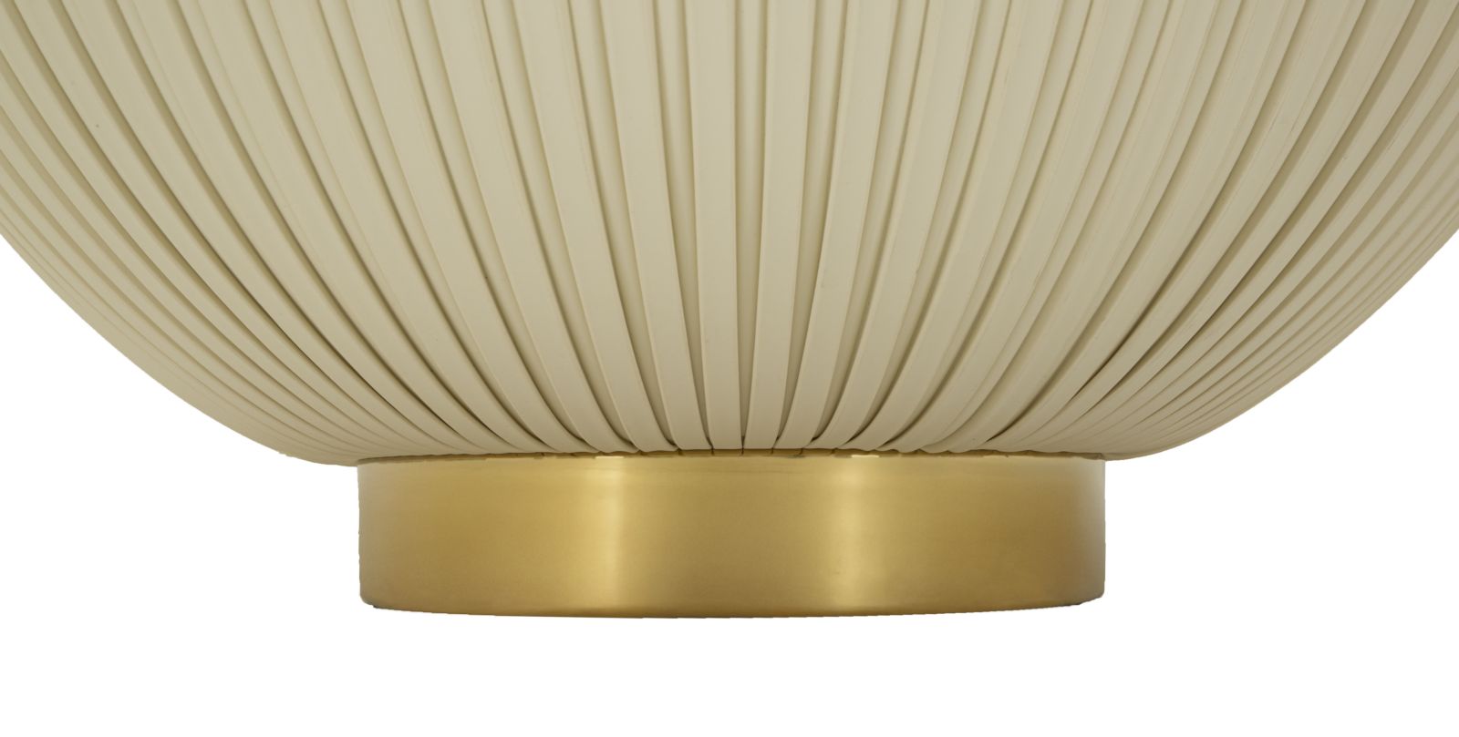 Elge Modern dohányzóasztal Ivory Luxe – krém, arany és fehér Dohányzóasztal Mauro Ferretti