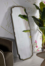 Modern fali tükör ISTANBUL arany 60X2X150 ( belső tükör mérete 54X143,5) cm Fali tükör Mauro Ferretti