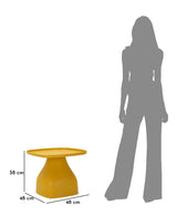 Modern dohányzóasztal Soleil – sárga Dohányzóasztal Mauro Ferretti