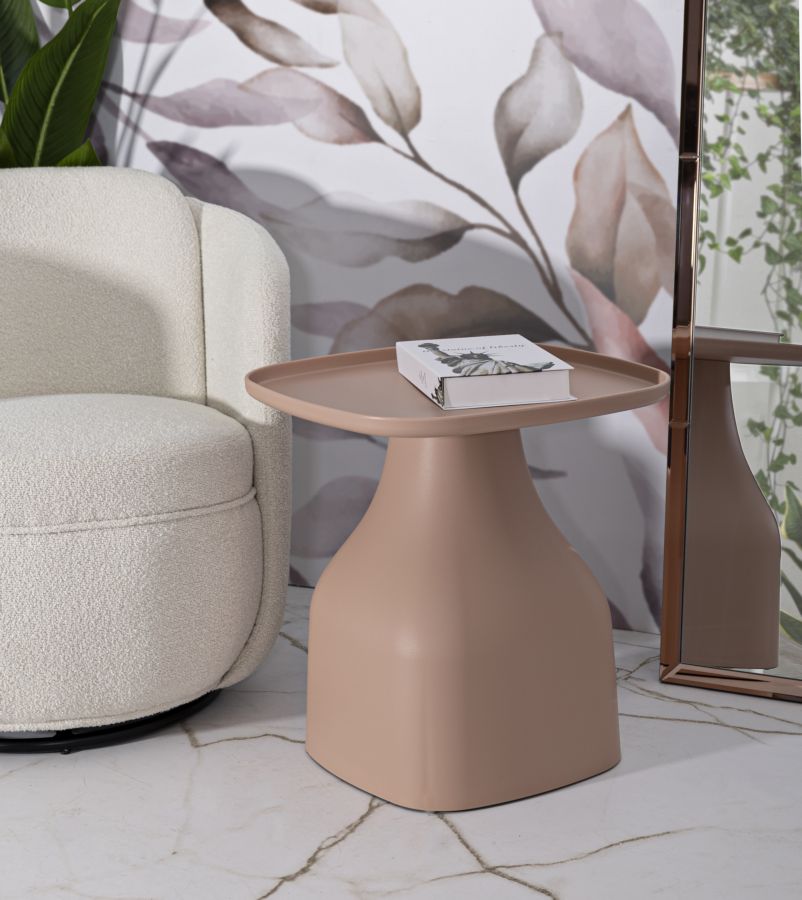 Modern dohányzóasztal Fleur – rózsaszín Dohányzóasztal Mauro Ferretti
