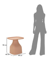 Modern dohányzóasztal Fleur – rózsaszín Dohányzóasztal Mauro Ferretti
