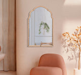 TANGIER Modern fali tükör Rózsaszín 62X1X100 ( belső tükör mérete 55X94) cm Fali tükör Mauro Ferretti