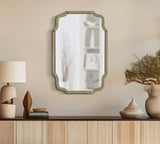 Modern fali tükör ISTANBUL arany 60X1X90 ( belső tükör mérete 54X84,5) cm Fali tükör Mauro Ferretti