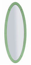 OSLO Modern fali tükör zöld 55X2X150 ( belső tükör mérete 42,5x137,5) cm Fali tükör Mauro Ferretti