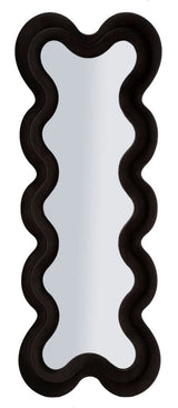 MONICA BLACK Modern fali tükör 58 4 160 ( belső tükör mérete 39 124) cm Fali tükör Mauro Ferretti