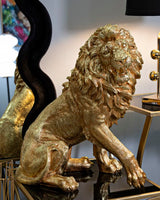 Lion of Glory arany oroszlán dekorációs figura 45X29X55 cm Dekorációs figura Mauro Ferretti