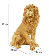Lion of Glory arany oroszlán dekorációs figura 45X29X55 cm Dekorációs figura Mauro Ferretti