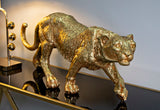 Royal Chase – elegáns arany gepárd szobor 89X21X33 cm Dekorációs figura Mauro Ferretti