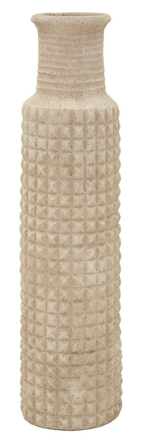Magas padlóváza Ø 28X110 cm bézs