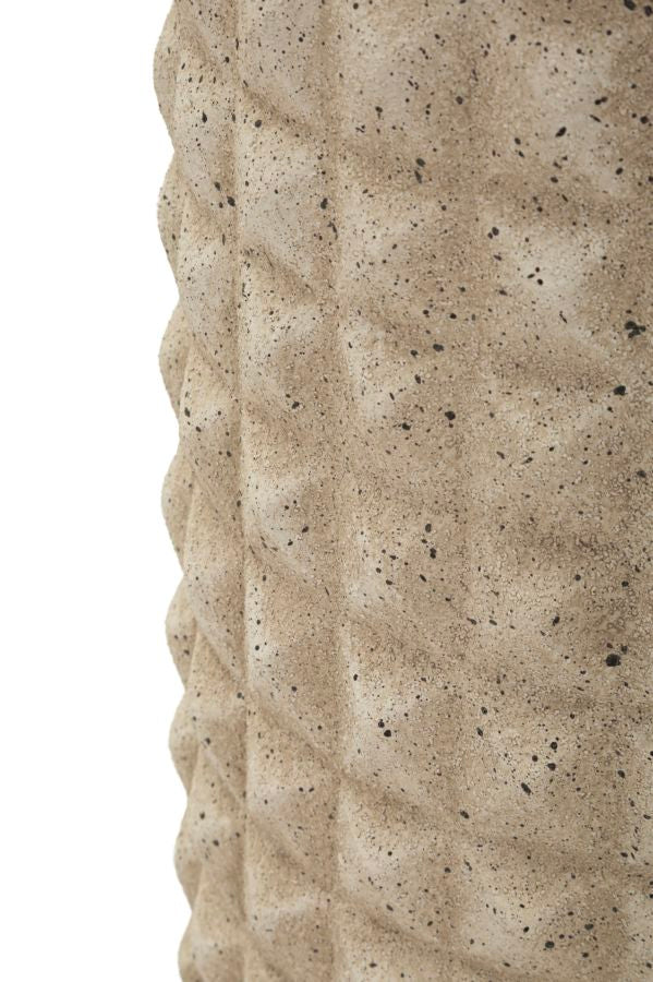 Magas padlóváza Ø 28X110 cm bézs