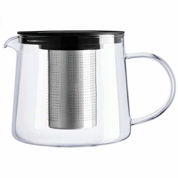 Modern üveg teáskanna szűrővel - 1 liter Altom Design