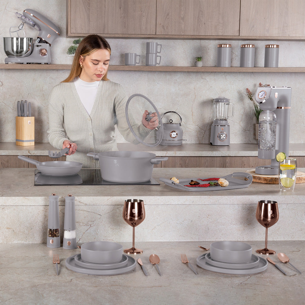 10 részes indukciós edénykészlet Berlinger Haus Taupe Collection