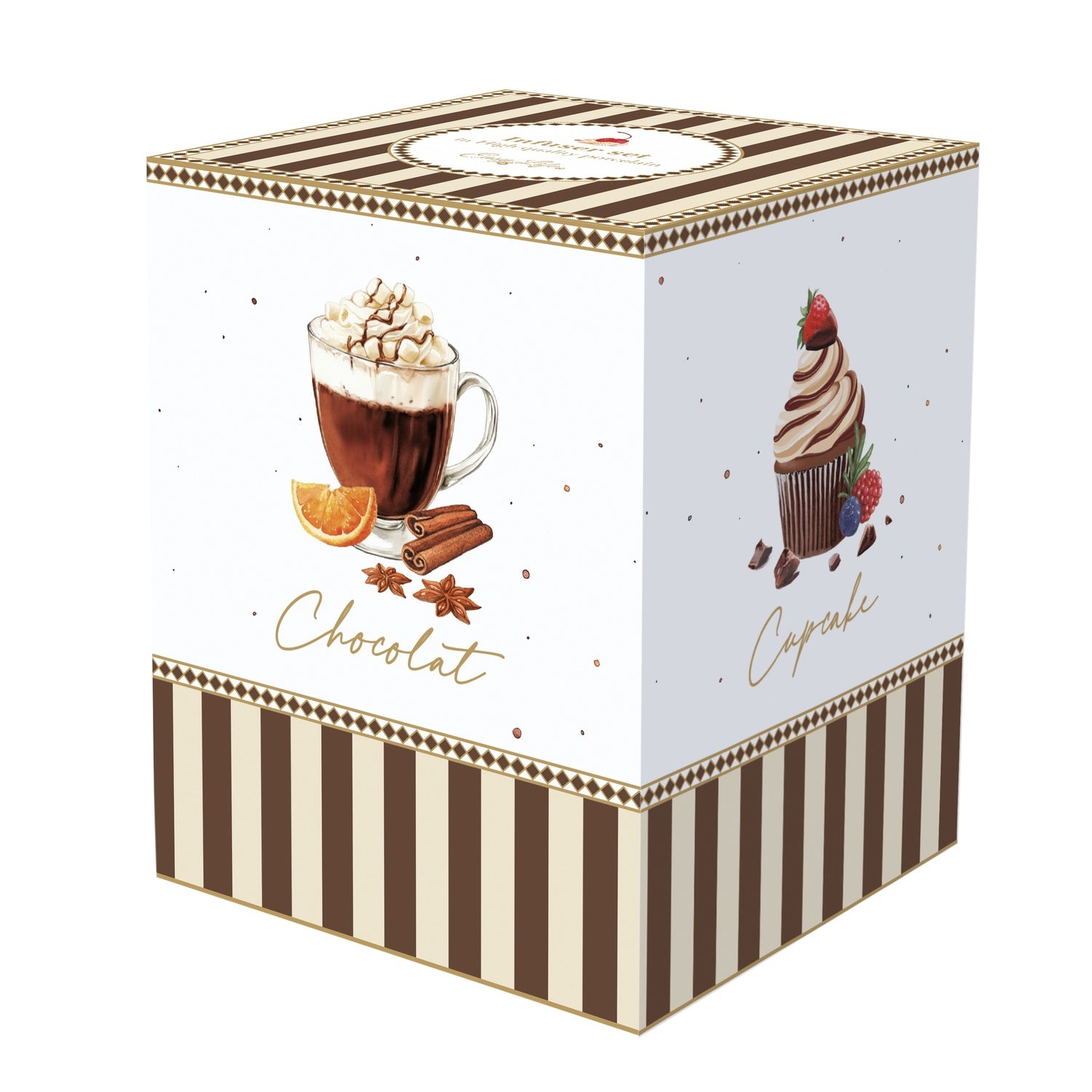 Porcelán szűrős bögre tetővel díszdobozban Sweet Moments