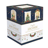 Karácsonyi porcelán egyszemélyes teáskészlet kanna + csésze díszdobozban Festive Avenue