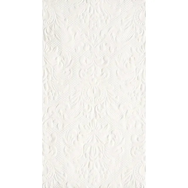 Elegance fehér dombornyomott papírszalvéta 33x40 cm 12 db-os