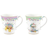 Spring Bloom húsvéti porcelán bögre 275 ml 2 db szett díszdobozban