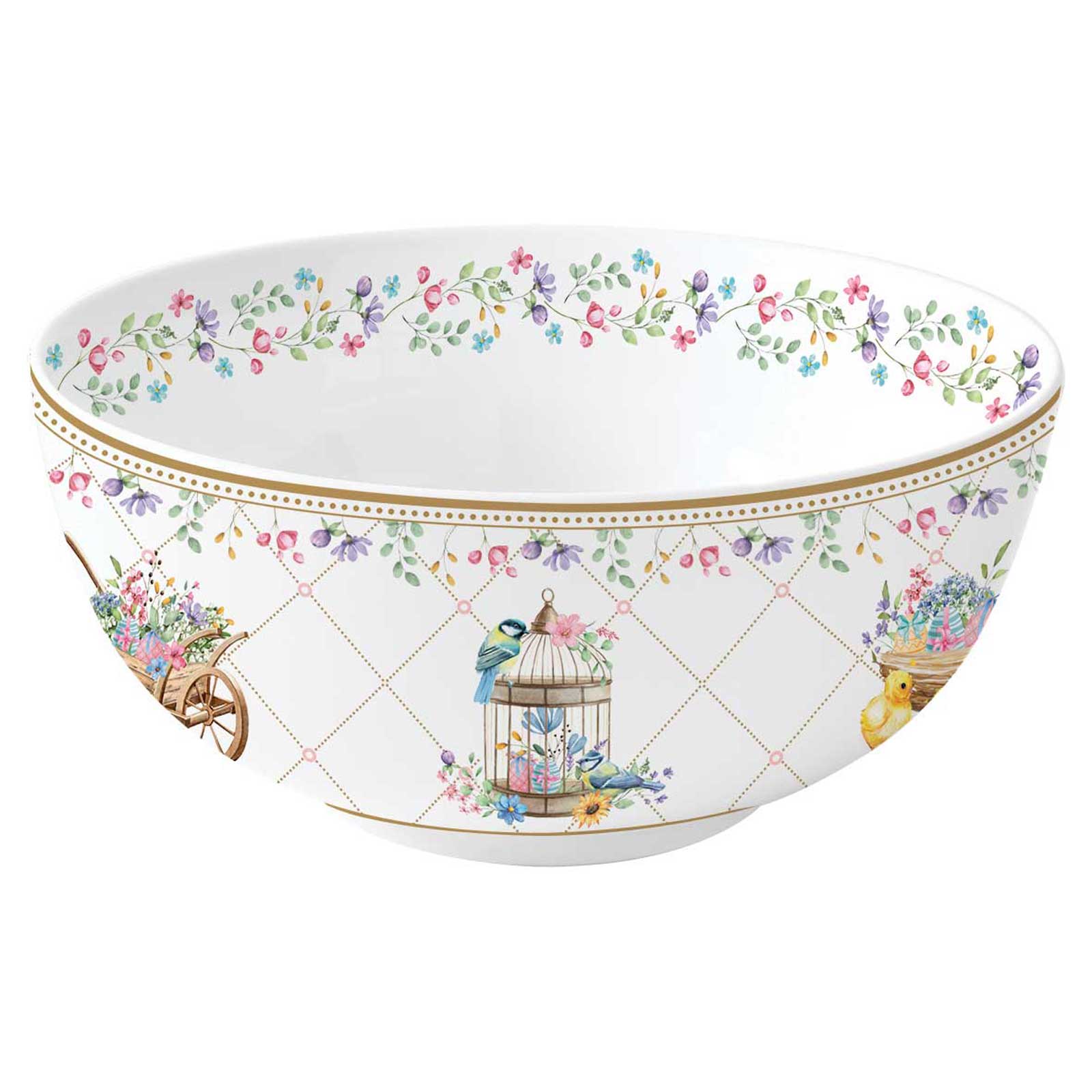 Spring Bloom húsvéti porcelán tál 15 cm