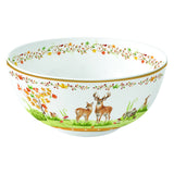 Őszi erdei mintás porcelán tál 15 cm Fairy Forest